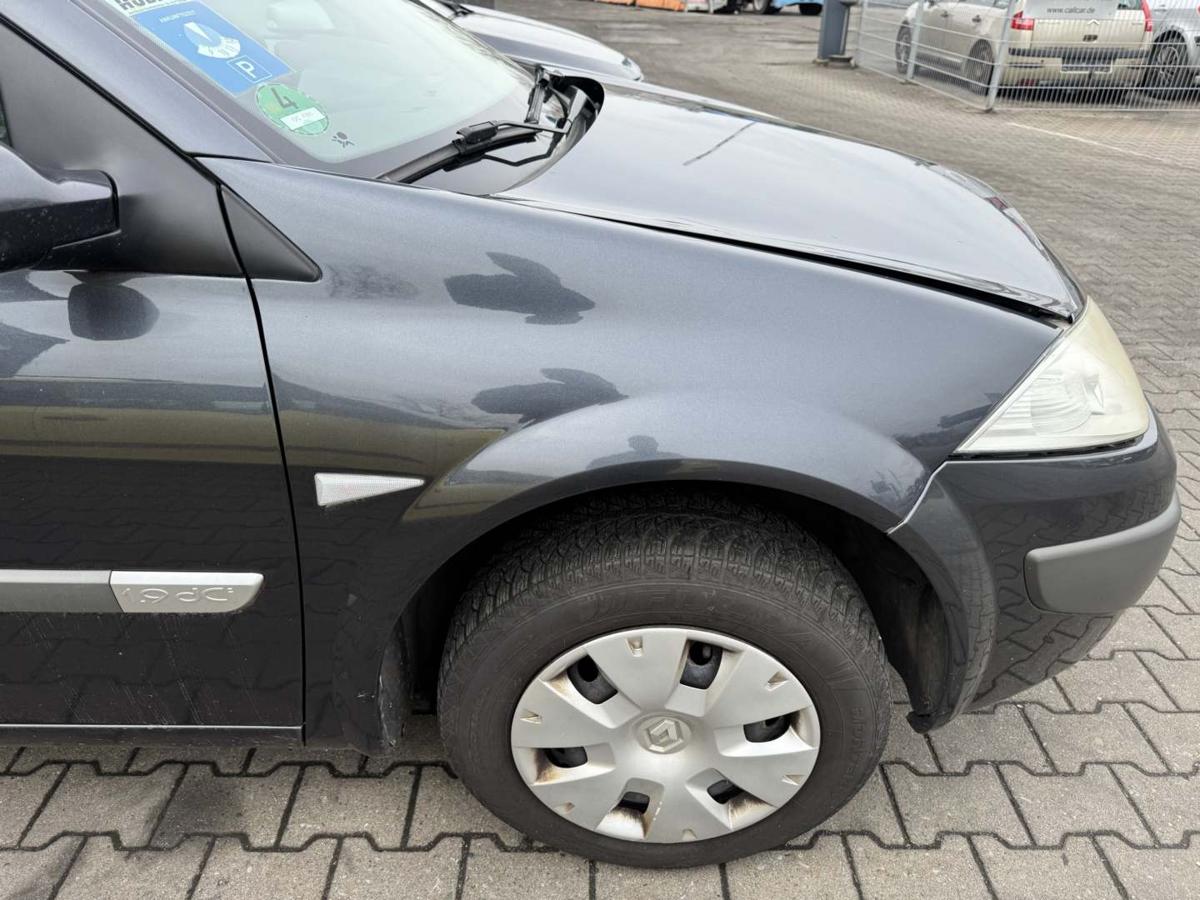 Renault Megane 2 original Kotfl&uuml;gel vorn rechts TEB66 Graphitschwarz Bj.2006